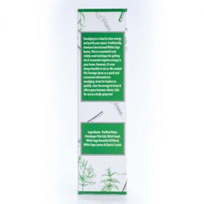 Quartz Infused White Sage and Peppermint Smudge Spray - Image 5