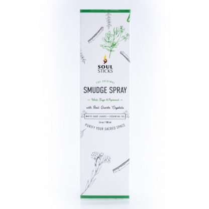 Quartz Infused White Sage and Peppermint Smudge Spray - Image 3