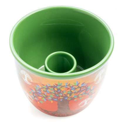 Wild Scents Tree of Life Ceramic Smudge Bowl - Image 4