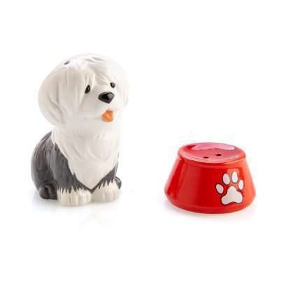 Flavour Mate Furever Pets Sheepdog & Bowl Salt & Pepper Set - Image 2
