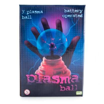 Battery Operated 3-inch Plasma Ball with Blue Base - Image 6