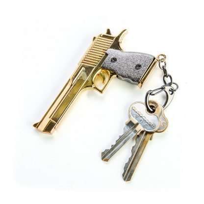 Metal Gun Keychain - Image 3