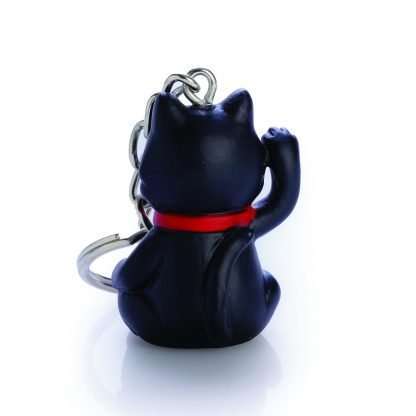 Black Cat Pentacle Keychain - Image 4