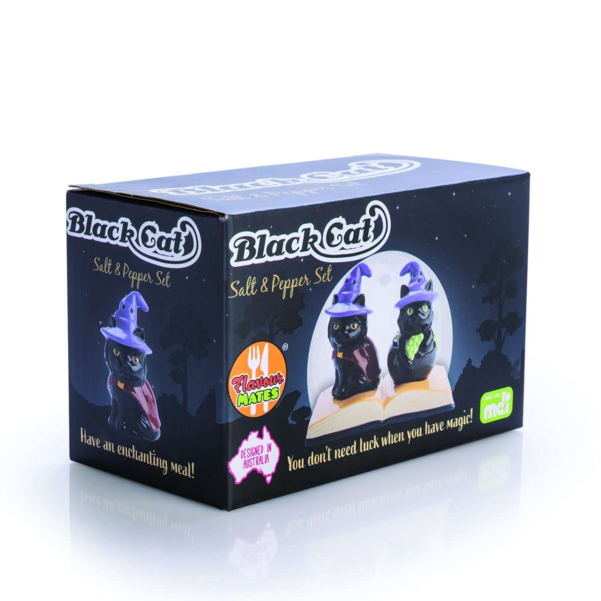 Flavour Mates Black Cats Salt & Pepper Set - Image 4