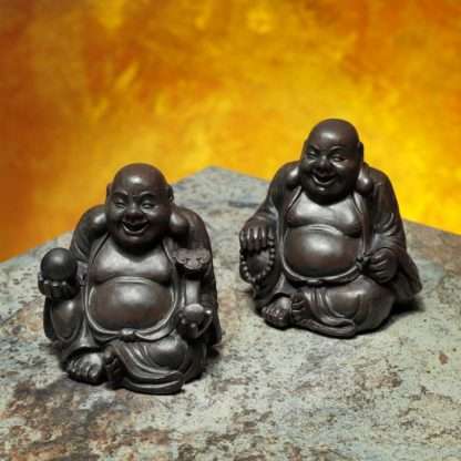 Peace of the East Wood Effect Buddha 6 cm - Image 9