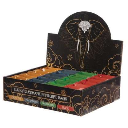 Metallic Glitter Lucky Elephant in a Mini Gift Bag - Image 6