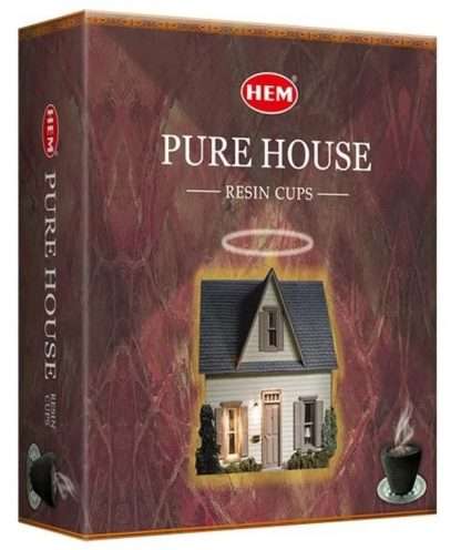 HEM Pure House Resin Cup Dhoop- 10 pieces in a box