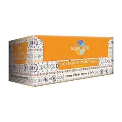 Sacred Elements Palo Santo White Sage Masala 15 Gms Box of 12
