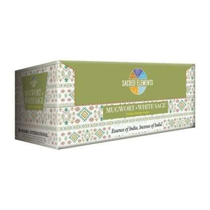 Sacred Elements Mugwort White Sage Masala 15 Gms Box of 12