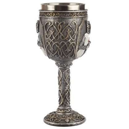 Decorative Crusader Knight Goblet - Image 4