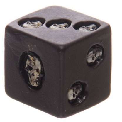 Black Skull Dice - Pack of 5 - Image 2