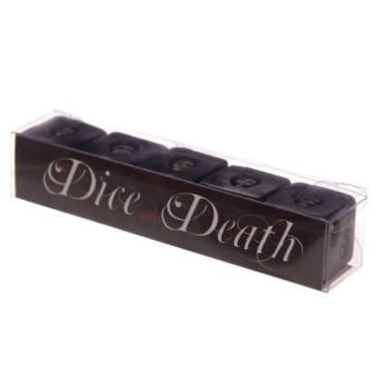 Black Skull Dice - Pack of 5 - Image 5