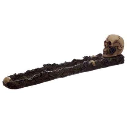 Skulls and Roses Ashcatcher Incense Stick Burner Set of 2 - Image 3
