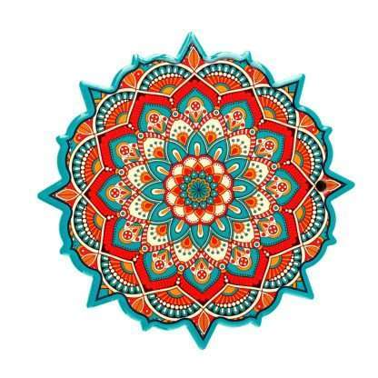 Ceramic Coaster Sacred Mandala - Large