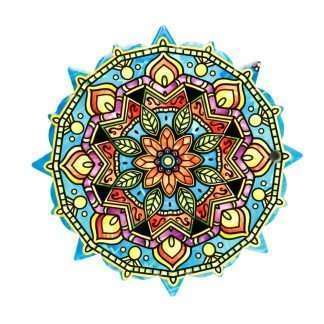 Ceramic Coaster Sacred Mandala - Large