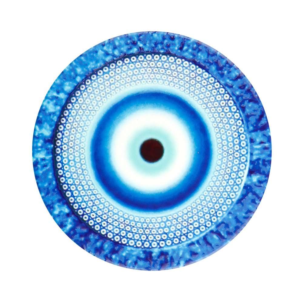 Ceramic Coaster Evil Eye Coaster Small Carolina Trading