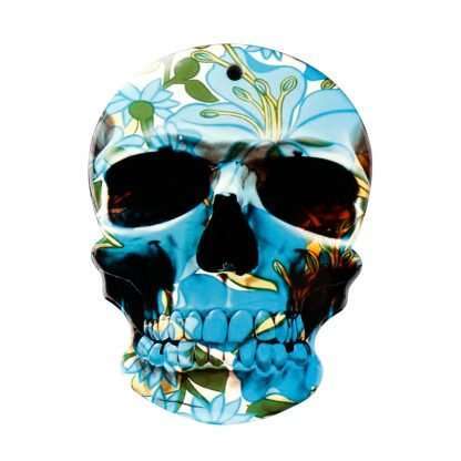 Ceramic Coaster Day of the Dead Sugar Skull