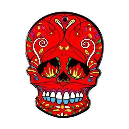 Ceramic Coaster Day of the Dead Sugar Skull
