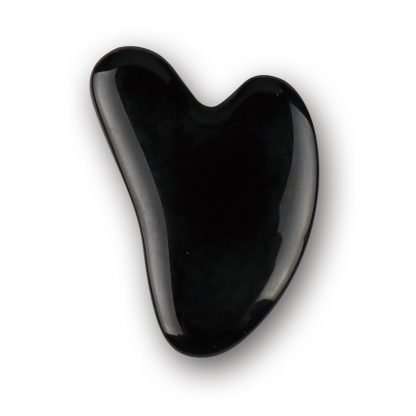 Heart Gua Sha Plate - Obsidian