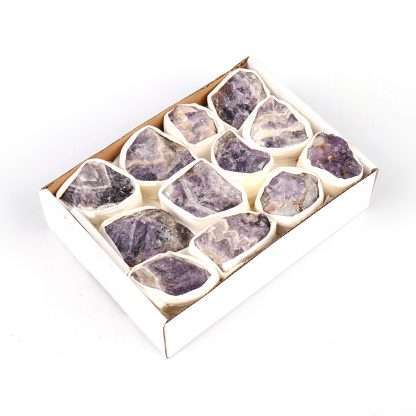 Mini Crystal Tray Zebra Amethyst