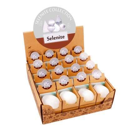 Selenite Eggs in Display Box