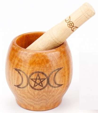 Witchwares - Magic Pestle & Mortar - Triple Goddess
