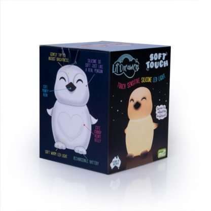 Lil Dreamers Penguin Soft touch LED Light - Image 4