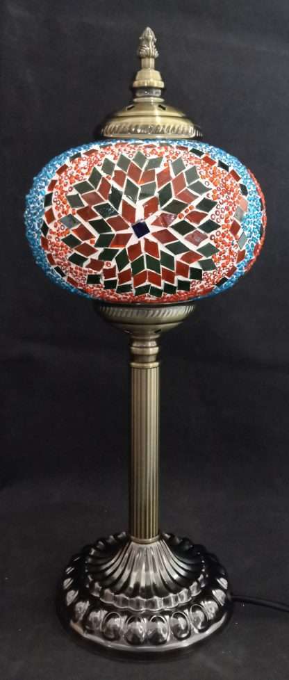 Turkish Mosaic Lamp Tall - Image 2