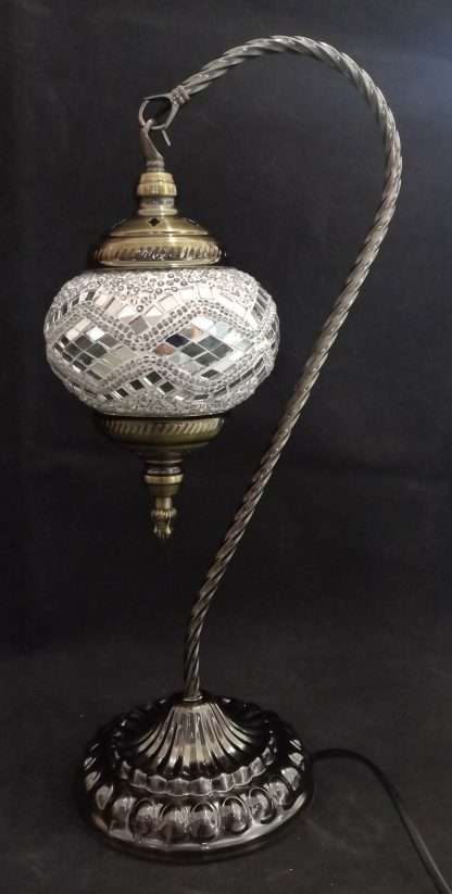 Turkish Mosaic Lamp Large Swan Neck - Image 2