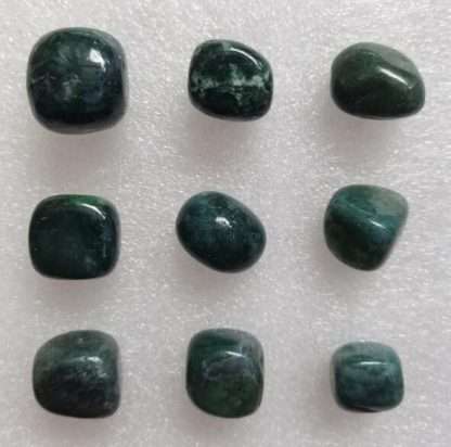 Green Agate Loose Tumbled Stones 0.5KG Pack