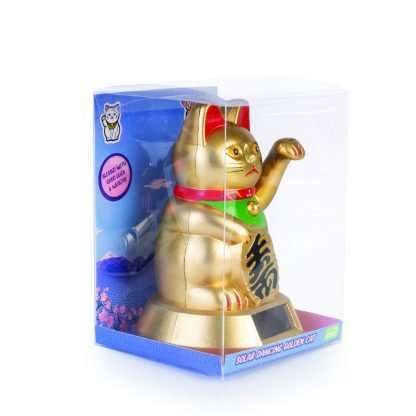 Golden Lucky Cat Solar Dancer - Image 5