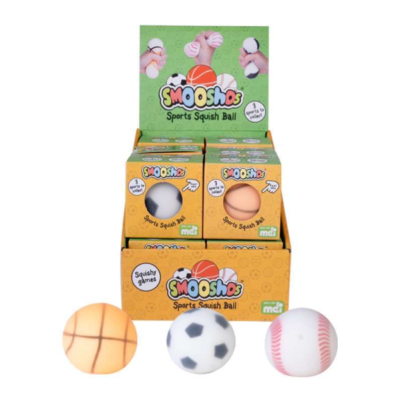 Smooshos Squishy Sports Ball Carolina Trading