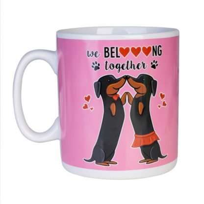 Dachshund Valentine Giant Mug - Image 2