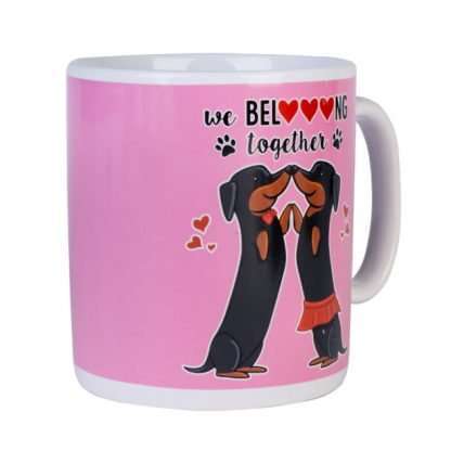 Dachshund Valentine Giant Mug - Image 3