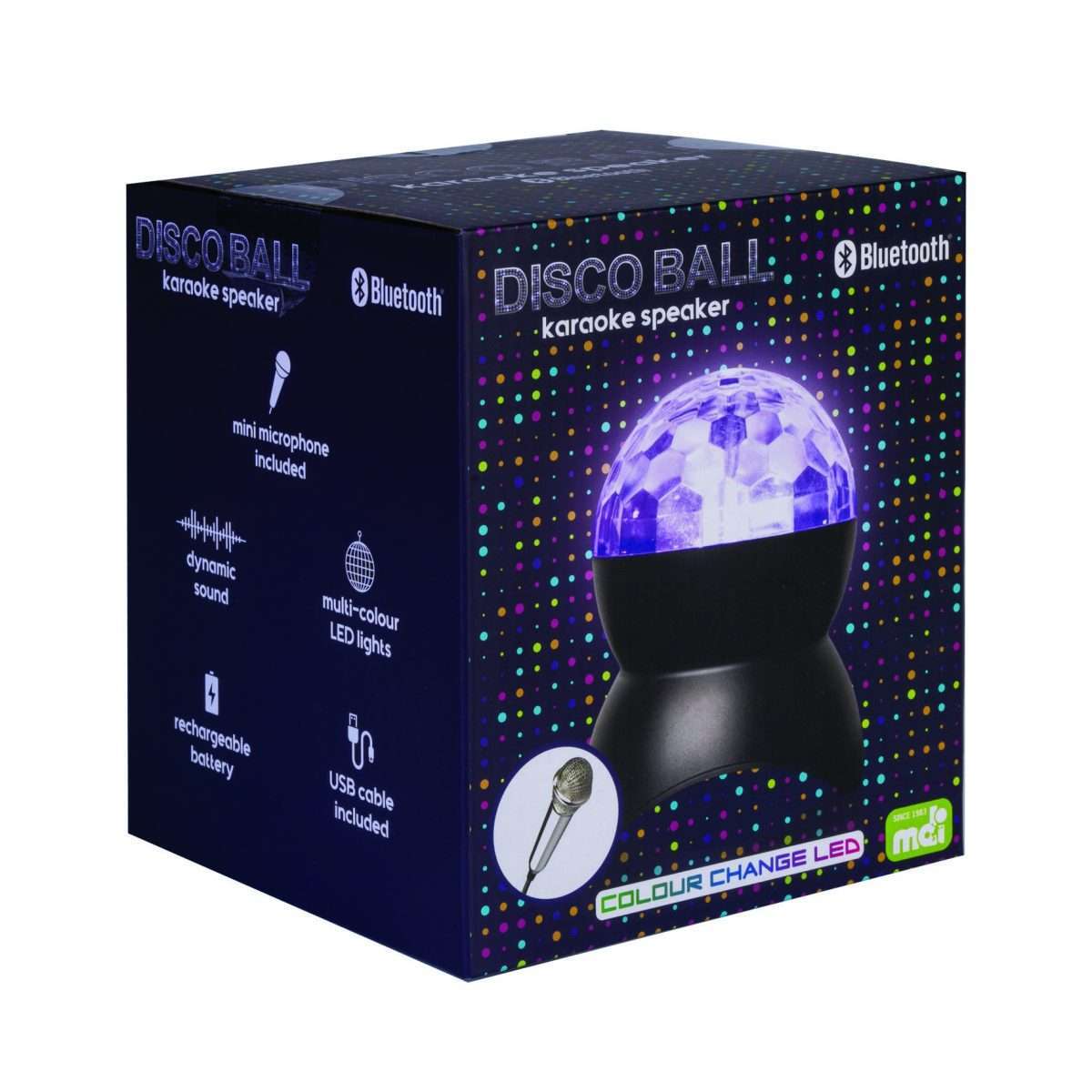 Disco Ball Karaoke Speaker Carolina Trading