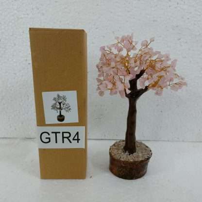 Gemstone Rose Quartz Tree - Image 3