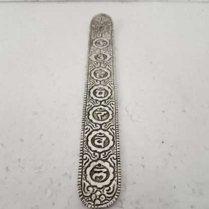 White Metal Chakra Incense Holder - Image 2