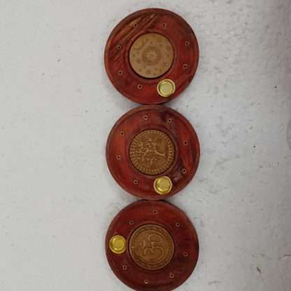 Incense Holder Round  laser Logo Incense Holder - Image 2