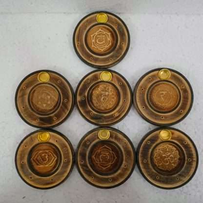 Incense Holder Round 7 Chakra Incense Holder - Image 2
