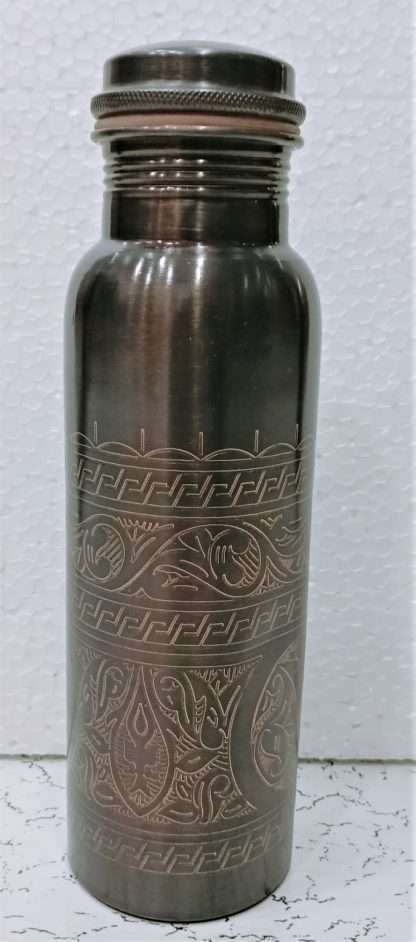Ayurveda Copper Black Art Bottle 750ml - Image 3