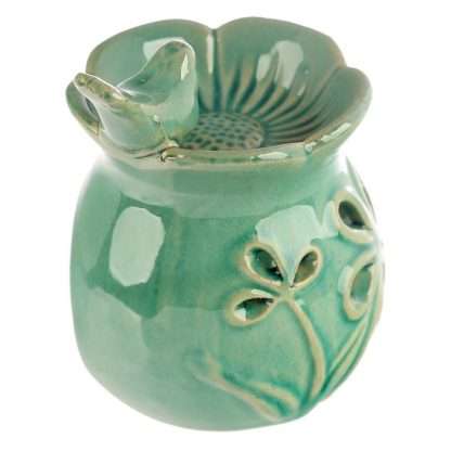 Eden Floral Bird Bath Ceramic Oil Burner - Image 5