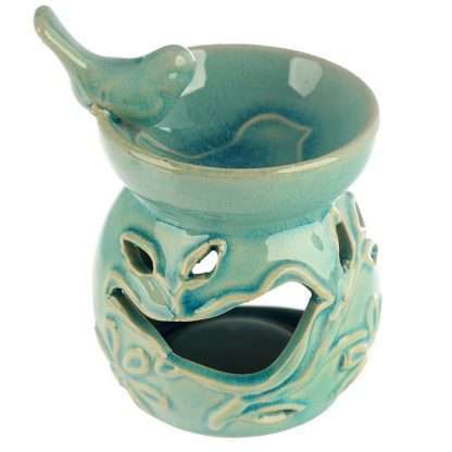 Eden Floral Bird Bath Ceramic Oil Burner - Image 6