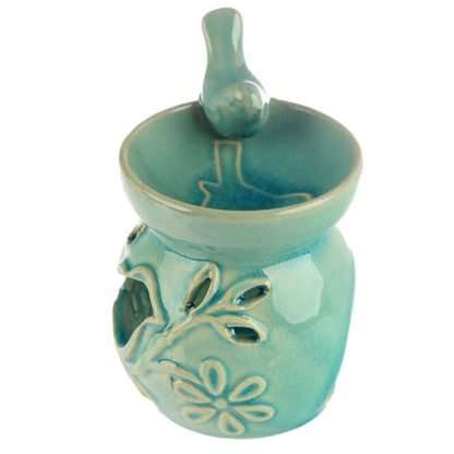 Eden Floral Bird Bath Ceramic Oil Burner - Image 7