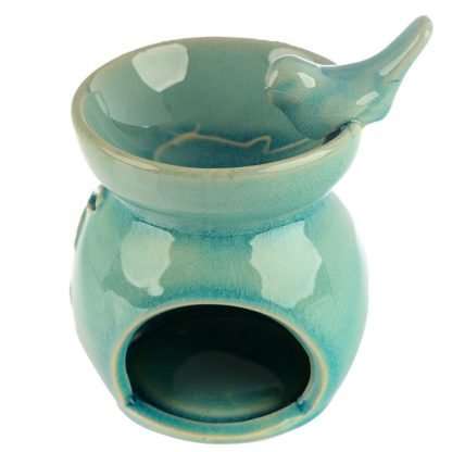 Eden Floral Bird Bath Ceramic Oil Burner - Image 8