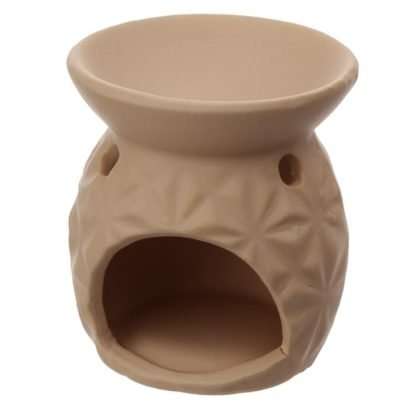 Eden Oil Burner with Embossed Triangle Pattern - Image 2
