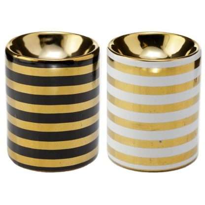 Eden Metallic Gold Stripe Oil Burner