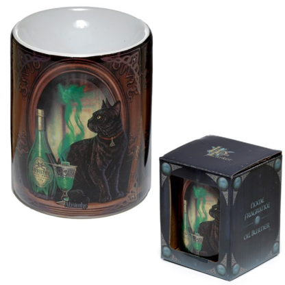 Lisa Parker Ceramic Absinthe Cat Oil Burner - Image 5