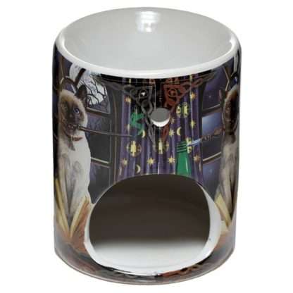 Lisa Parker Ceramic Hocus Pocus Cat Oil Burner - Image 3