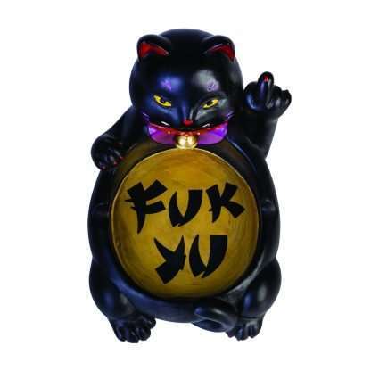 Rude Lucky Kitty Ashtray - Image 4
