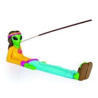 Alien Hippie Boy Incense Burner